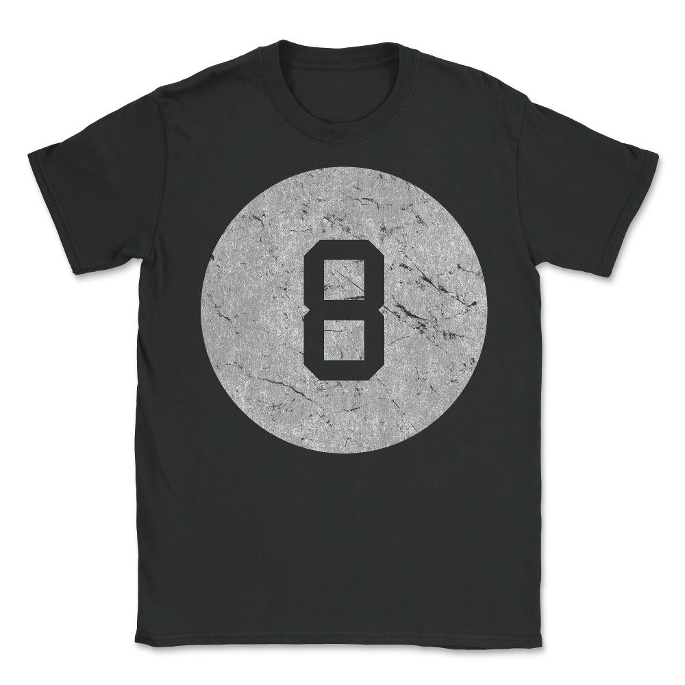 Retro 8 Ball - Unisex T-Shirt - Black