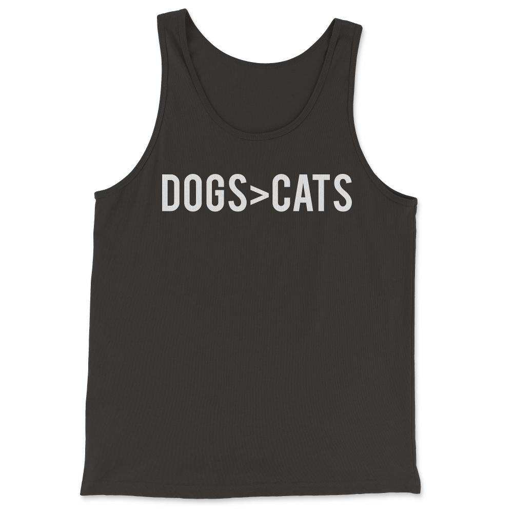 Dogs Greater Than Cats - Tank Top - Black