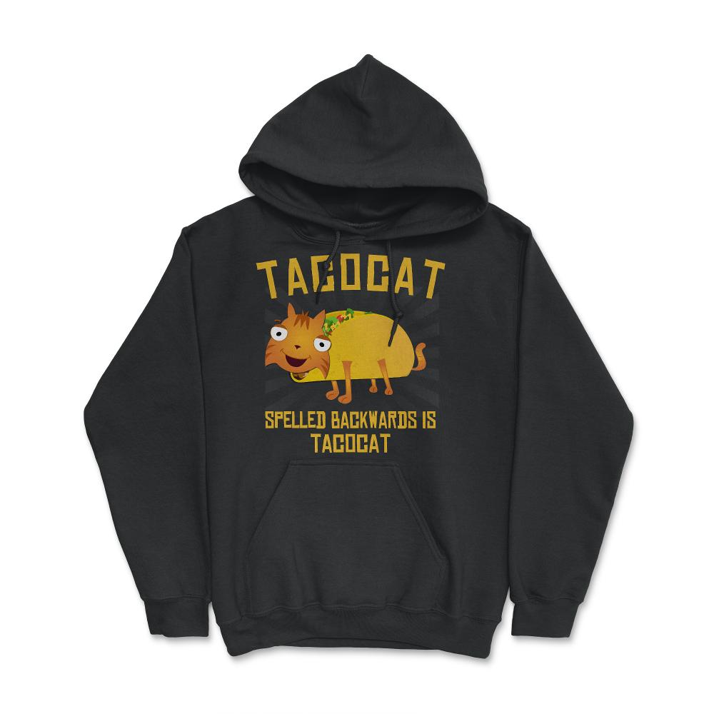 Tacocat Spelled Backwards is Tacocat - Hoodie - Black