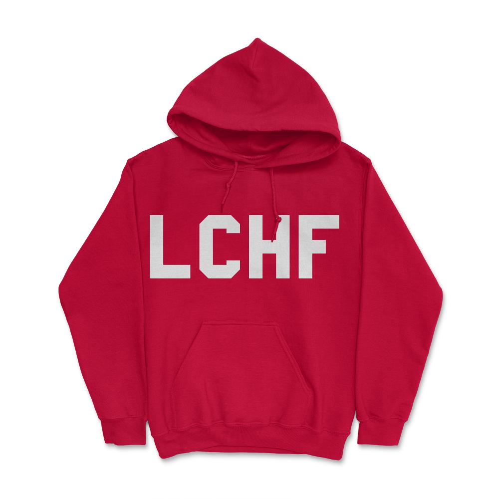 Lchf Low Carb High Fat - Hoodie - Red