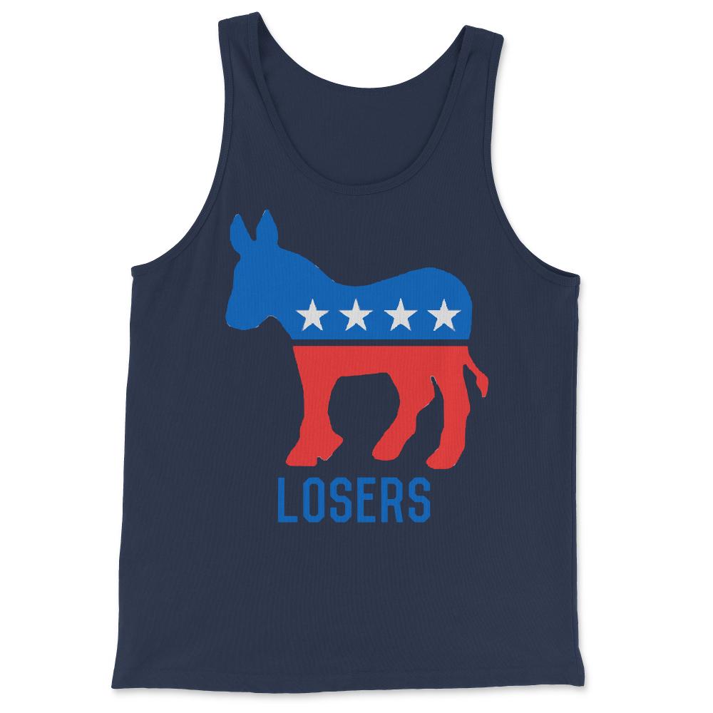 Democrat Donkey Losers - Tank Top - Navy