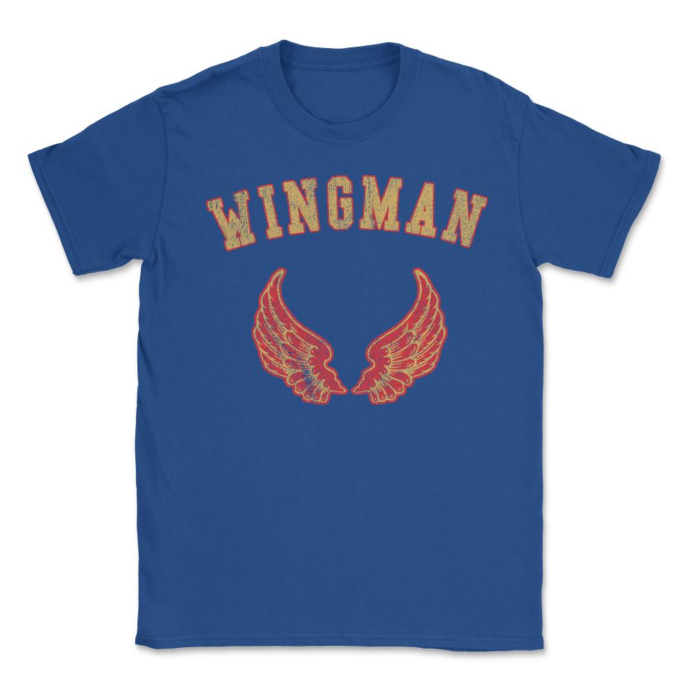 Wingman Retro - Unisex T-Shirt - Royal Blue