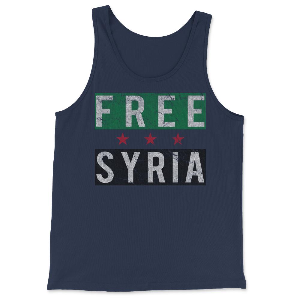 Free Syria - Tank Top - Navy