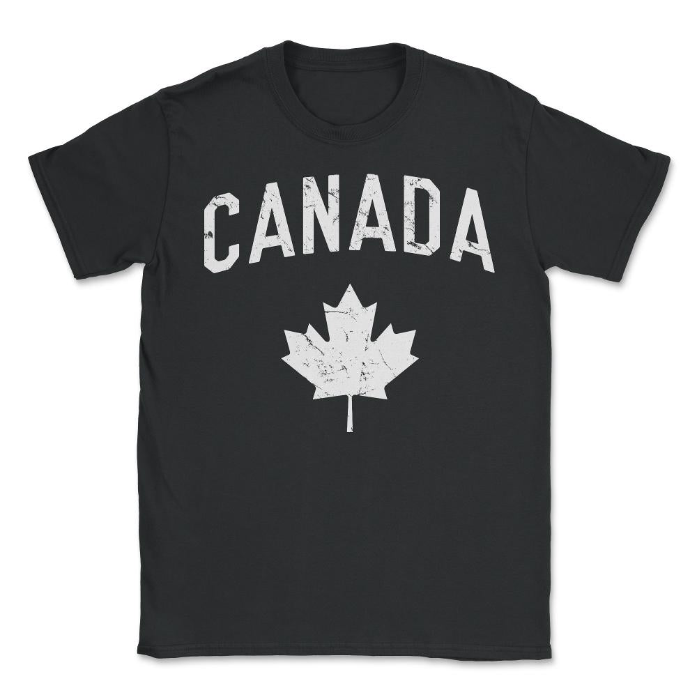 Canada Maple Leaf - Unisex T-Shirt - Black
