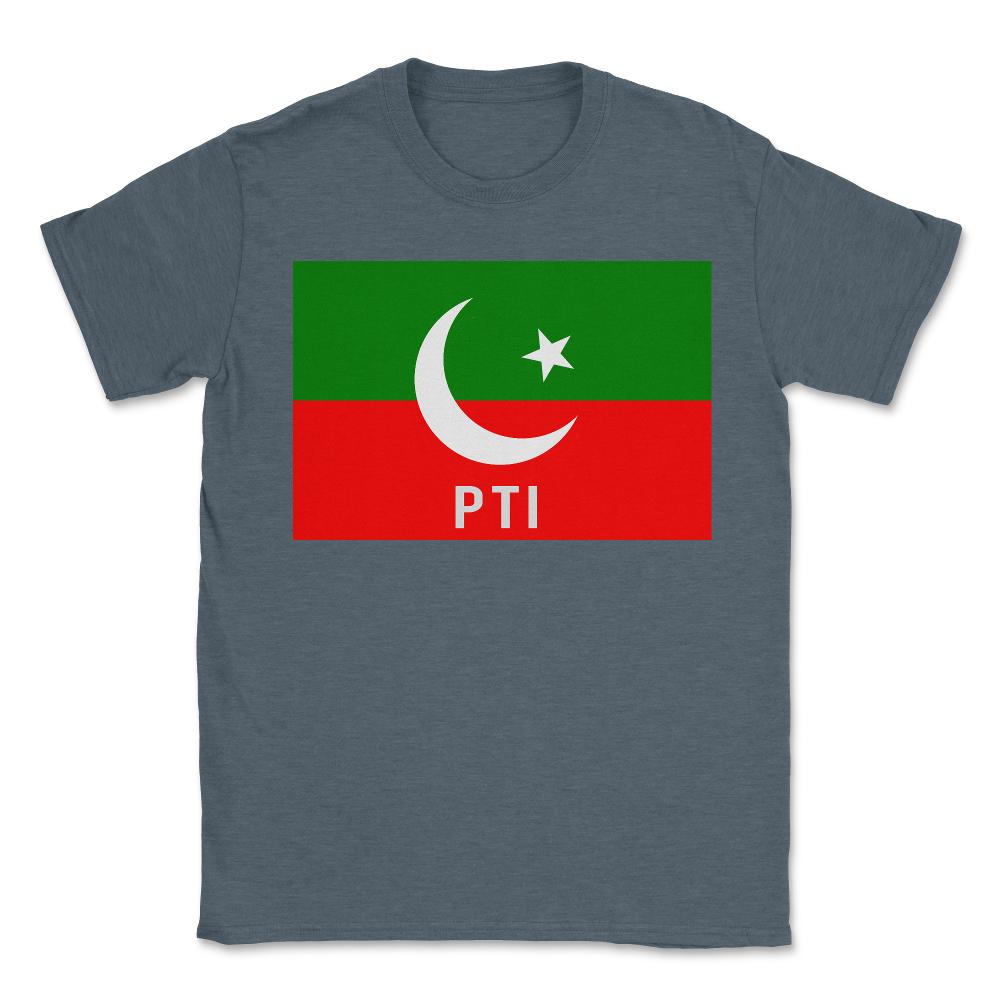 Pakistan PTI Party Flag - Unisex T-Shirt - Dark Grey Heather