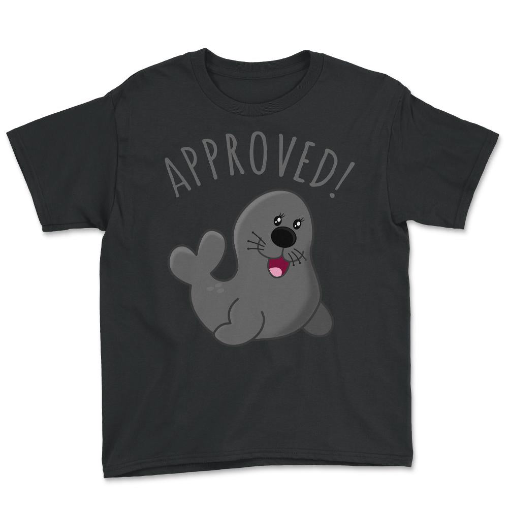 Approved Seal Of Approval - Youth Tee - Black