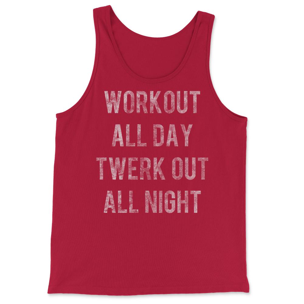 Workout All Day Retro - Tank Top - Red