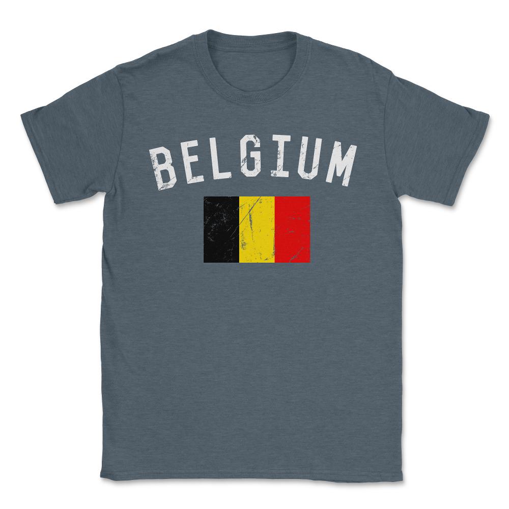Belgium - Unisex T-Shirt - Dark Grey Heather