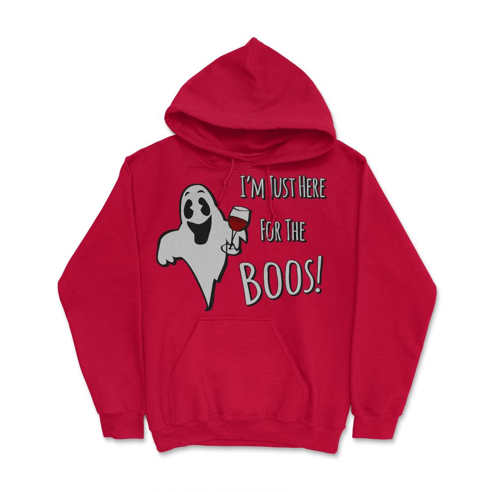 I'm Just Here For The Boos Halloween - Hoodie - Red