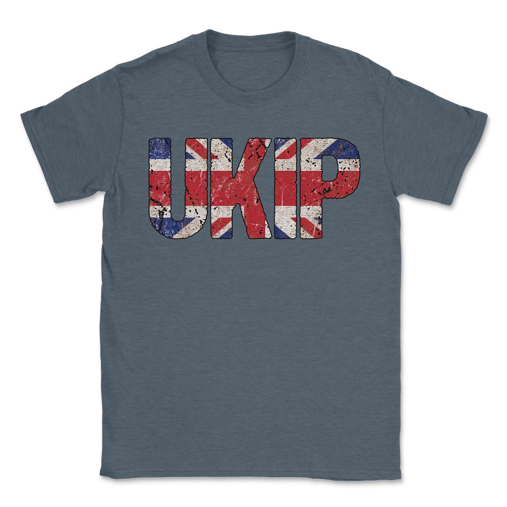 UKIP UK Independence Party - Unisex T-Shirt - Dark Grey Heather