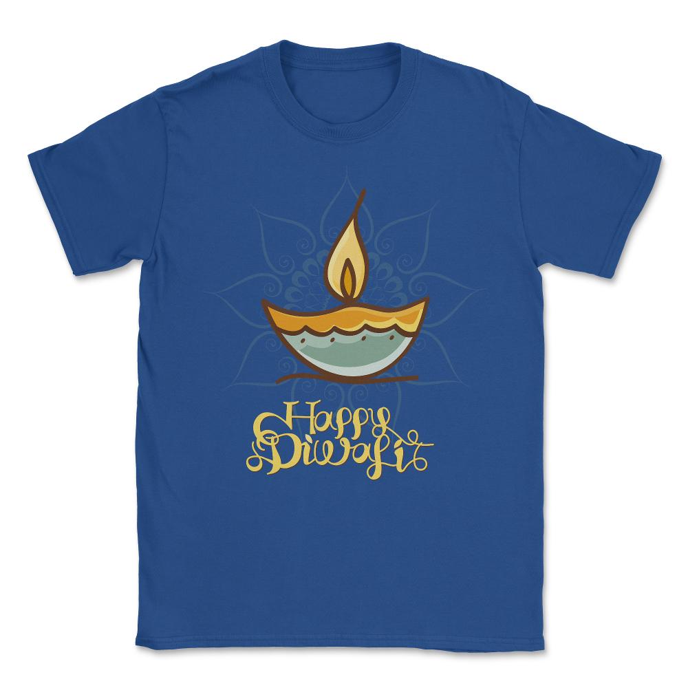 Happy Diwali T Shirt - Unisex T-Shirt - Royal Blue