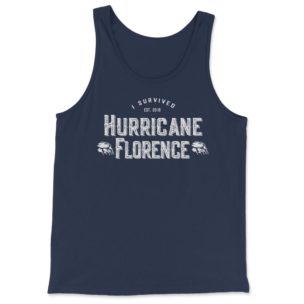 I Survived Hurricane Florence 2018 - Tank Top - Navy