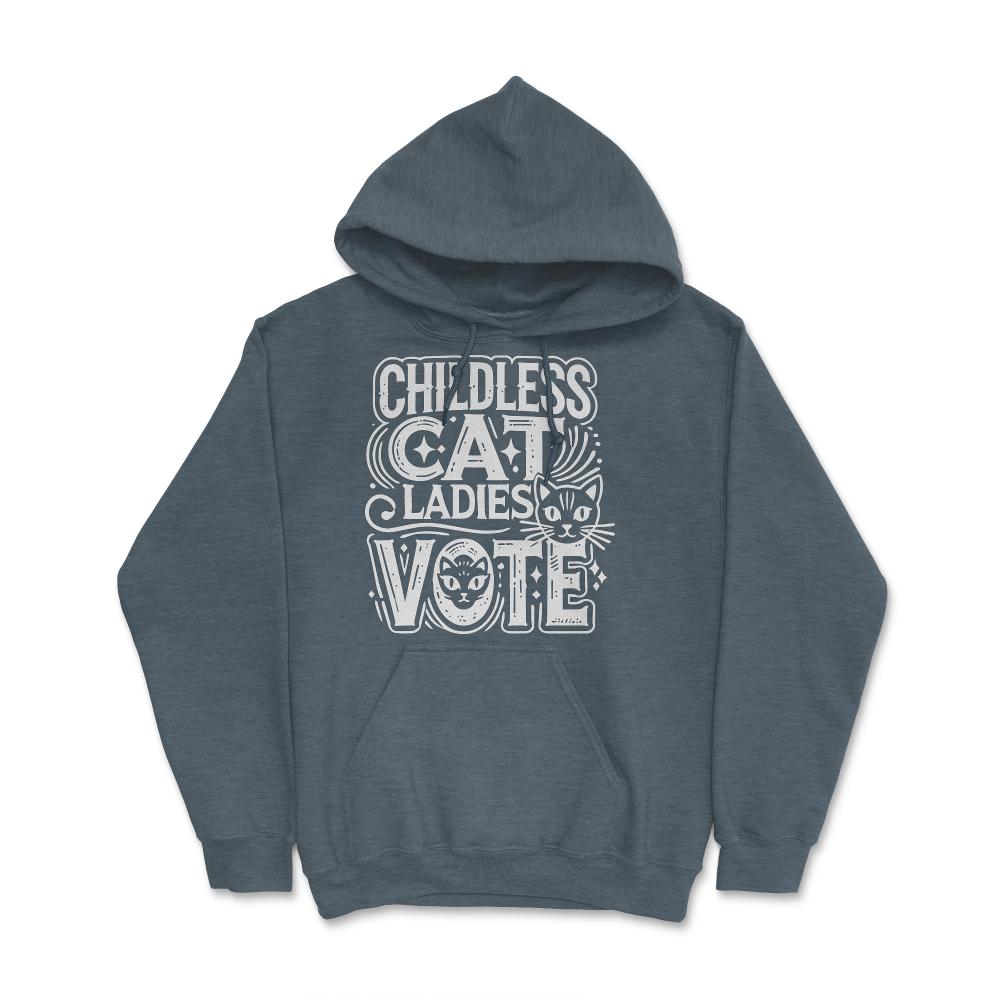 Childless Cat Ladies Vote - Hoodie - Dark Grey Heather