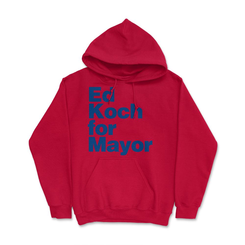 Ed Koch For Mayor - Hoodie - Red