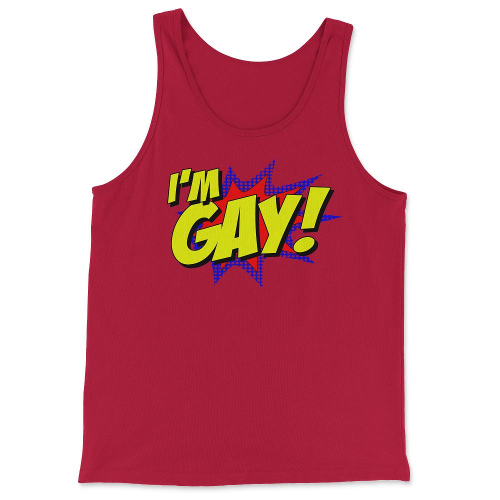 I'm Gay - Tank Top - Red
