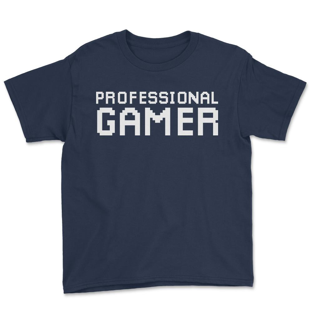 Professional Gamer - Youth Tee - Navy