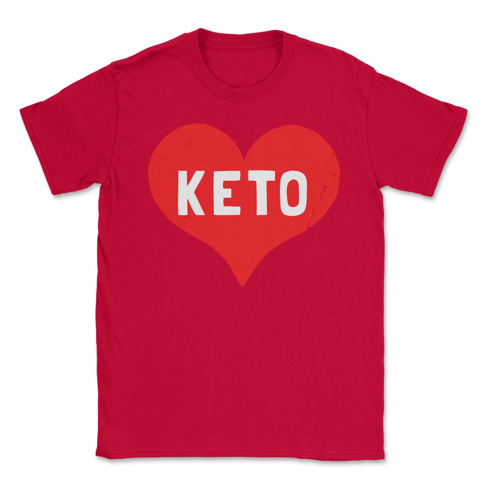 Keto Is Love - Unisex T-Shirt - Red