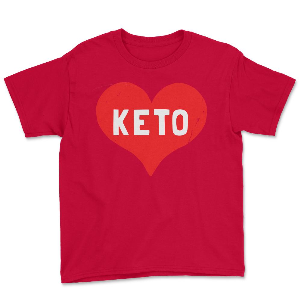 Keto Is Love - Youth Tee - Red