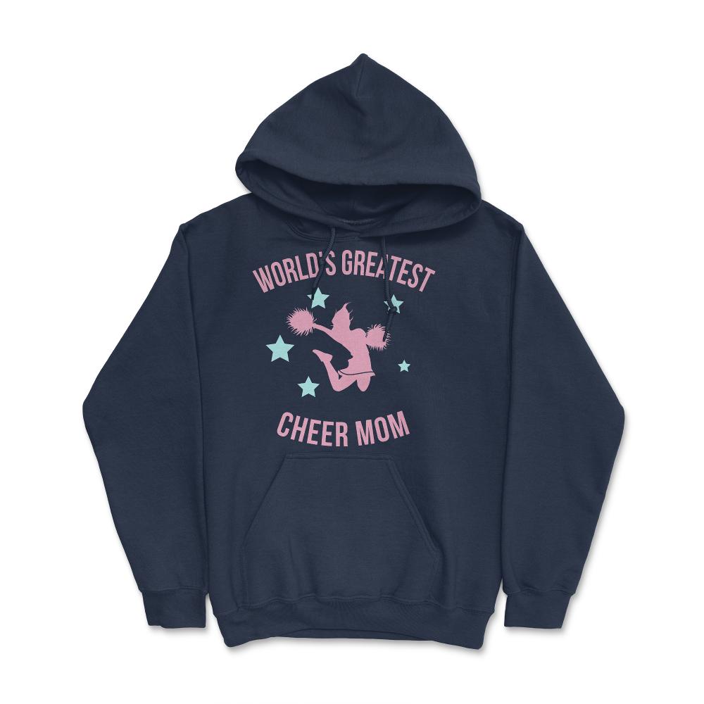 Worlds Greatest Cheer Mom - Hoodie - Navy