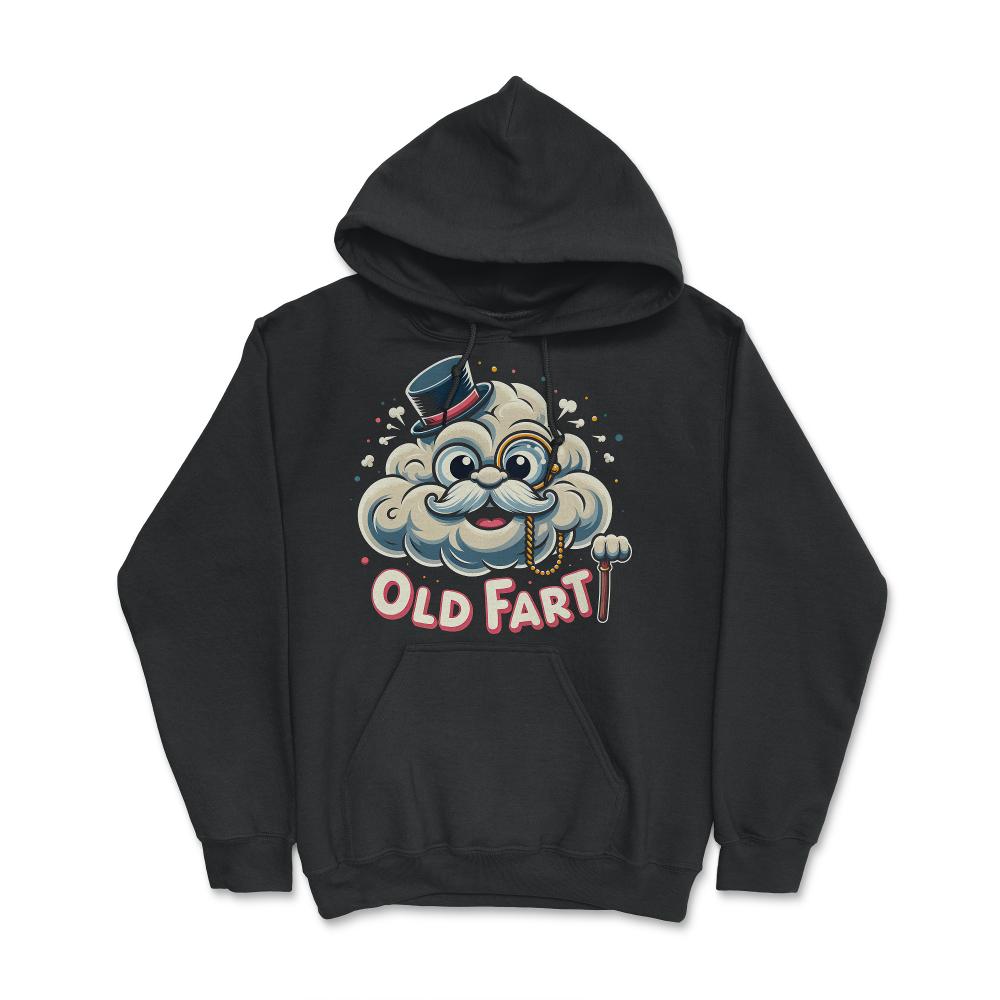 Old Fart Funny - Hoodie - Black