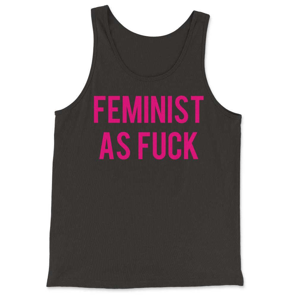 Feminist As Fuck - Tank Top - Black