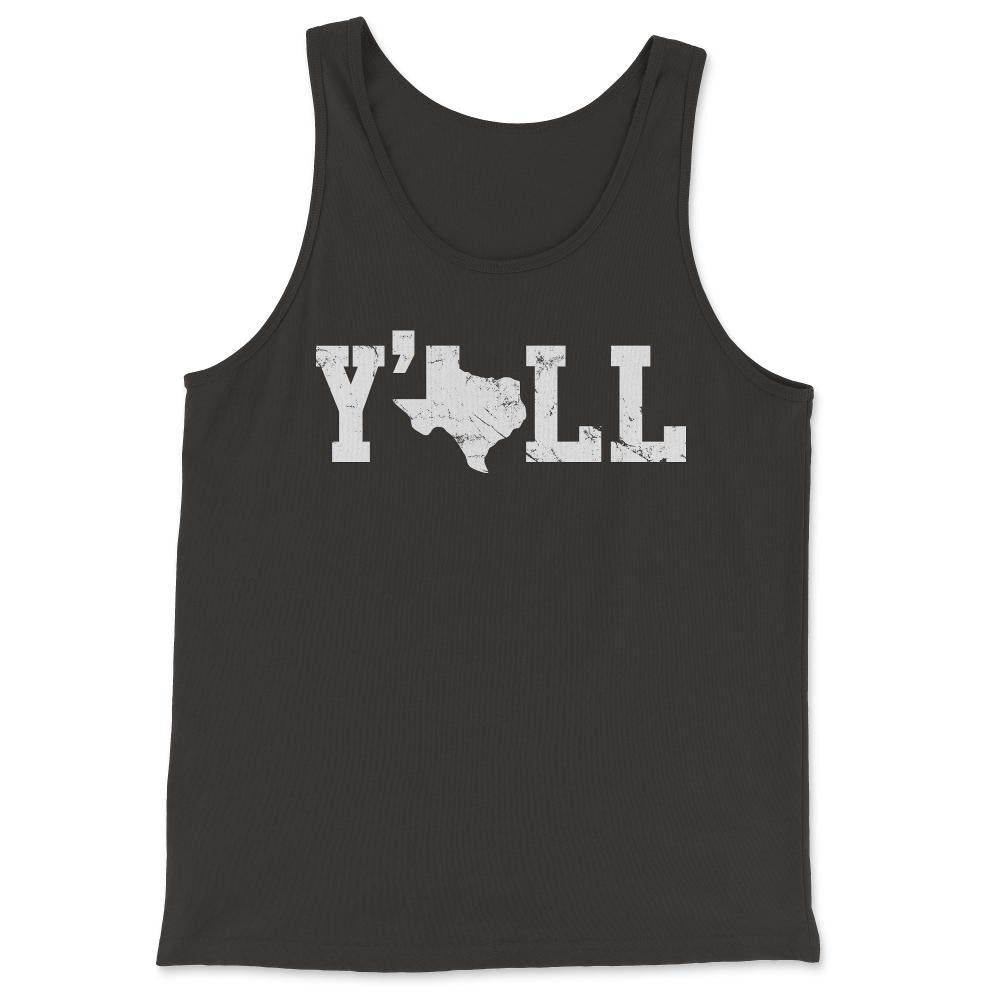 Texas Y'all Shirt - Tank Top - Black