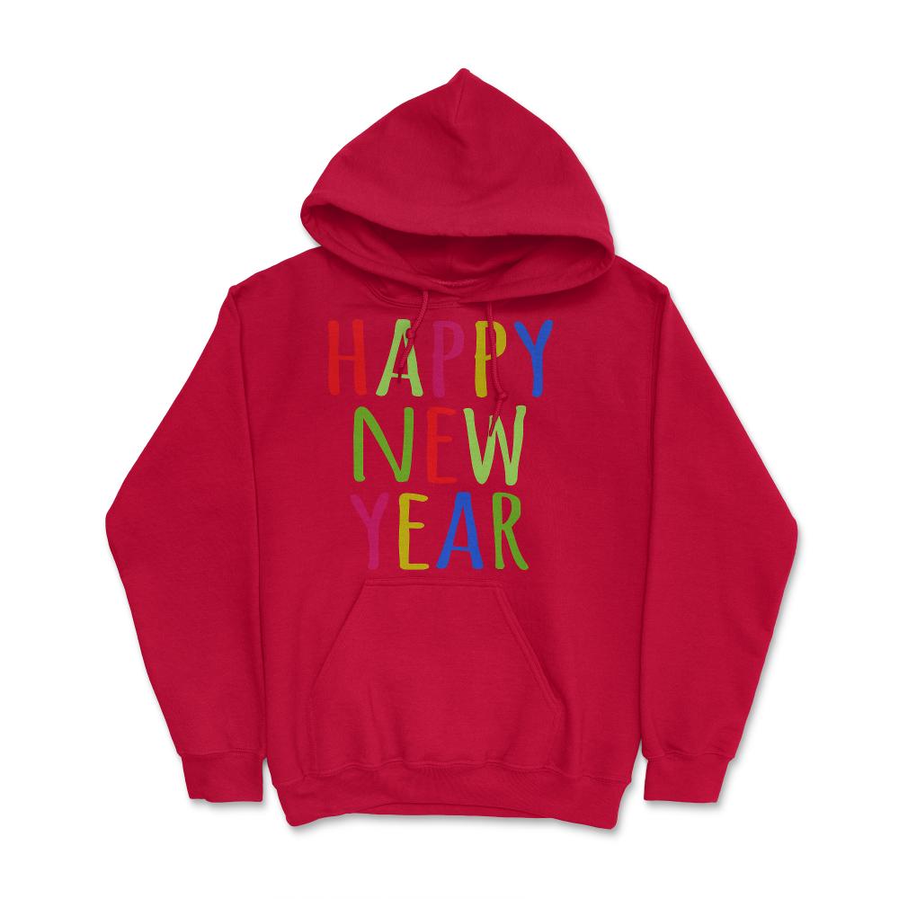 Happy New Year - Hoodie - Red