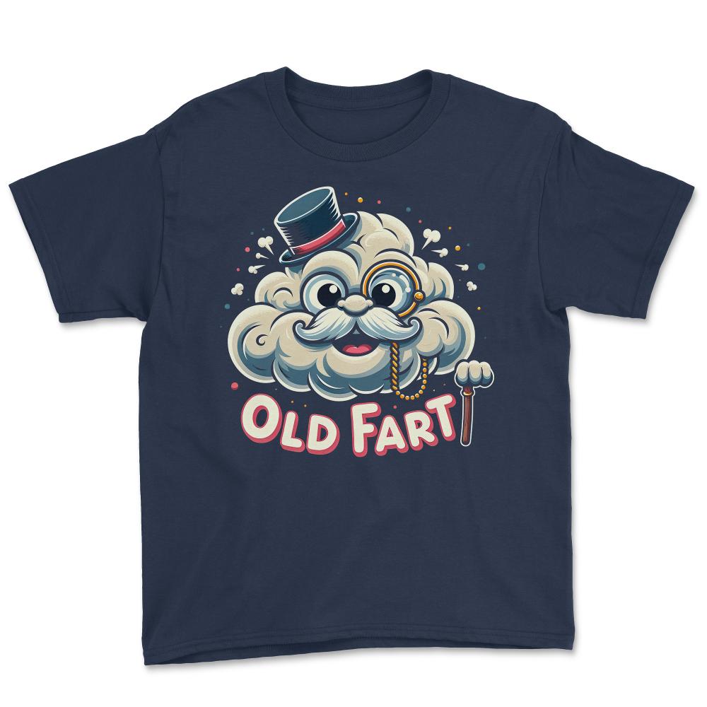 Old Fart Funny - Youth Tee - Navy