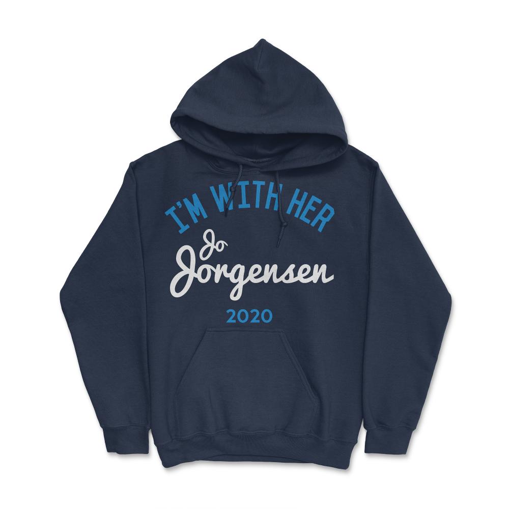 I'm With Her Jo Jorgensen Libertarian President 2020 - Hoodie - Navy