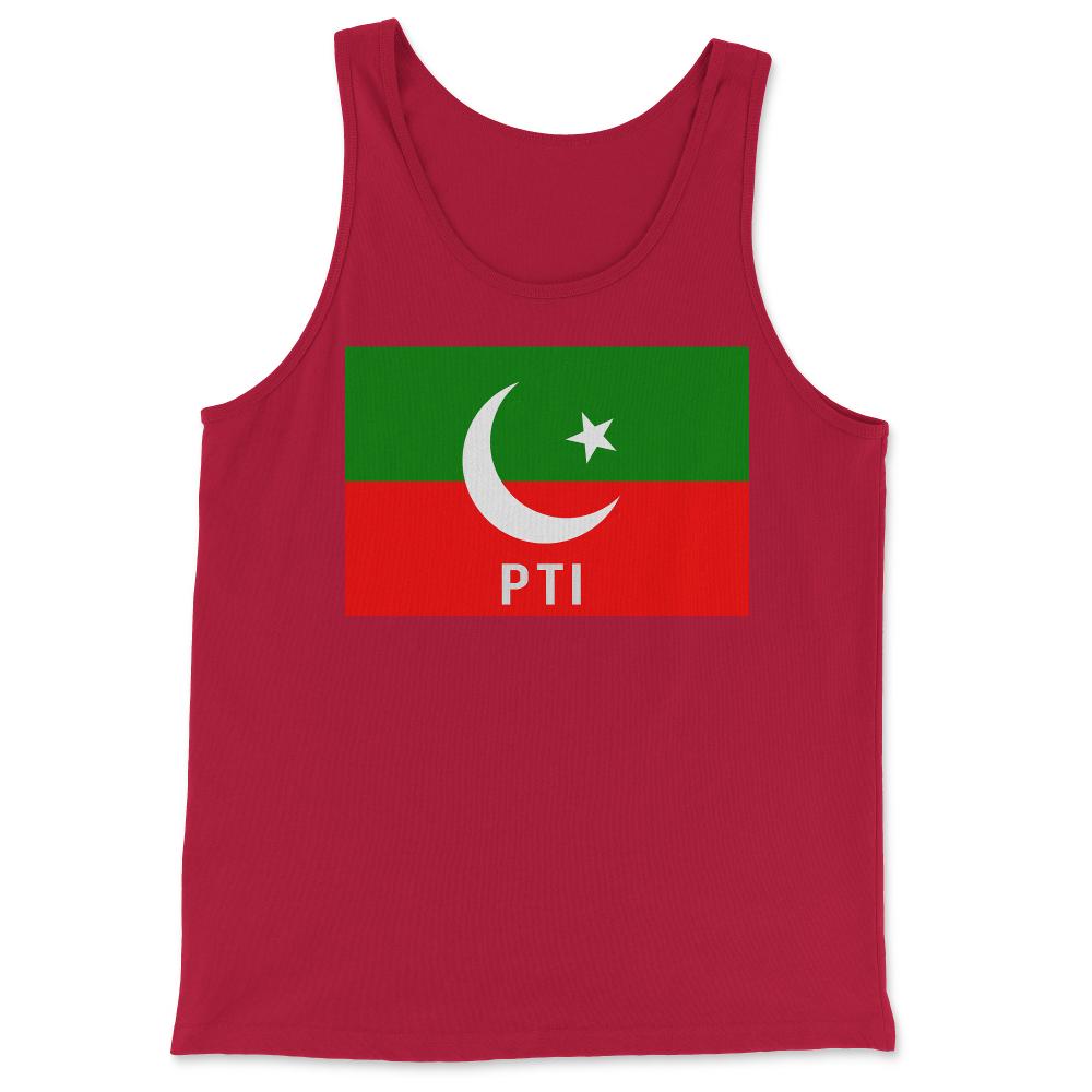 Pakistan PTI Party Flag - Tank Top - Red