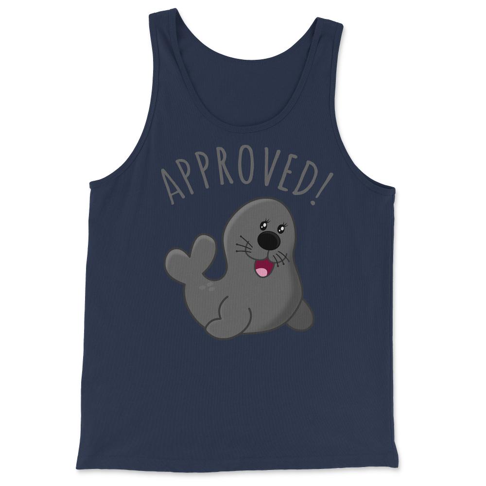 Approved Seal Of Approval - Tank Top - Navy