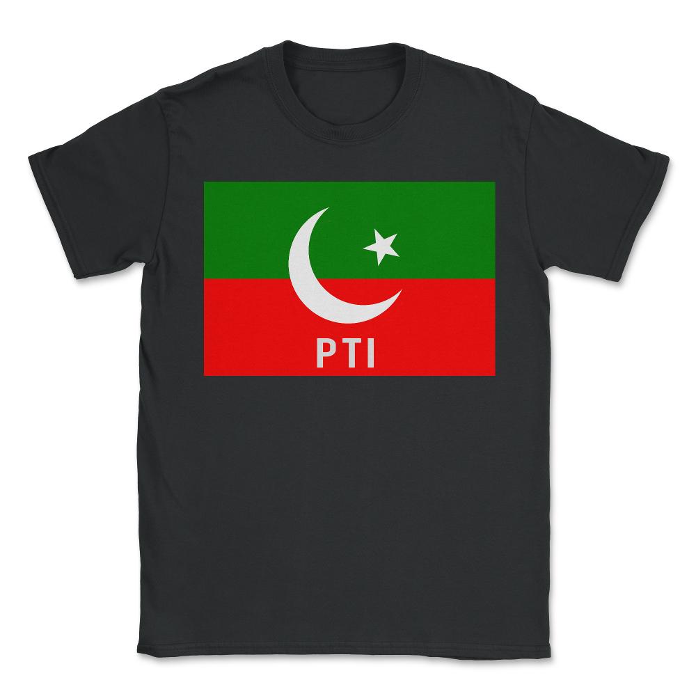 Pakistan PTI Party Flag - Unisex T-Shirt - Black