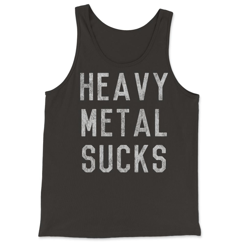 Retro Heavy Metal Sucks - Tank Top - Black