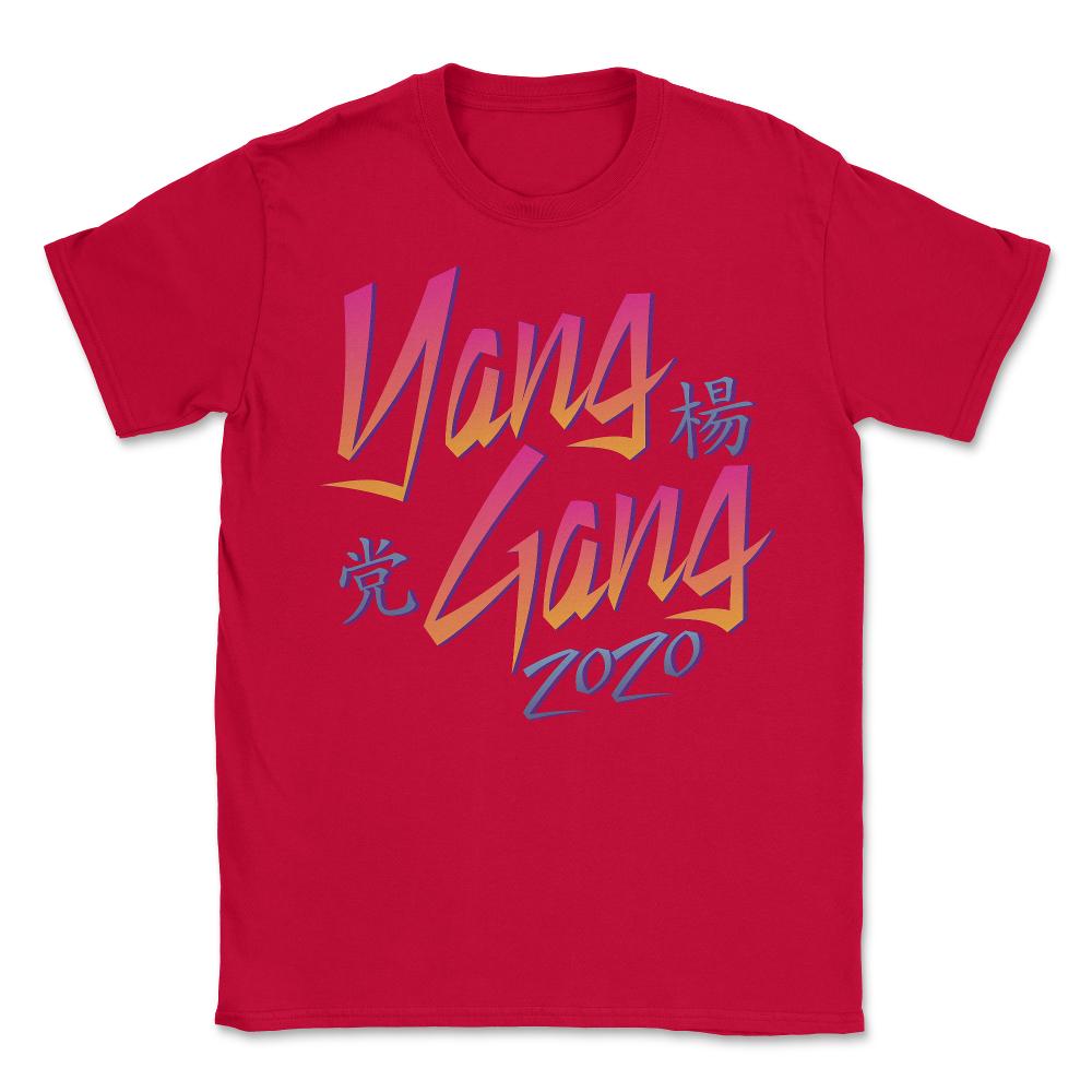 Yang Gang 2020 - Unisex T-Shirt - Red