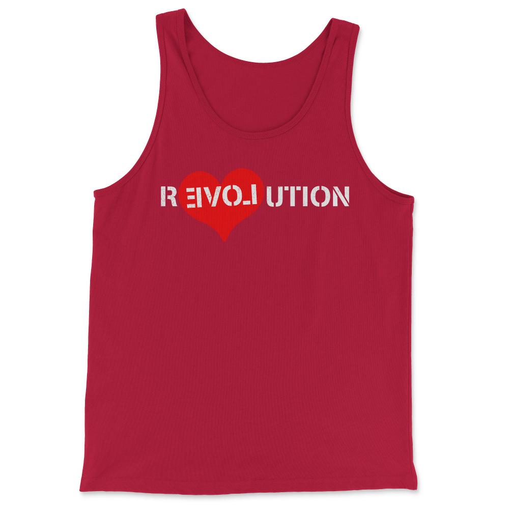 Revolution Of Love - Tank Top - Red