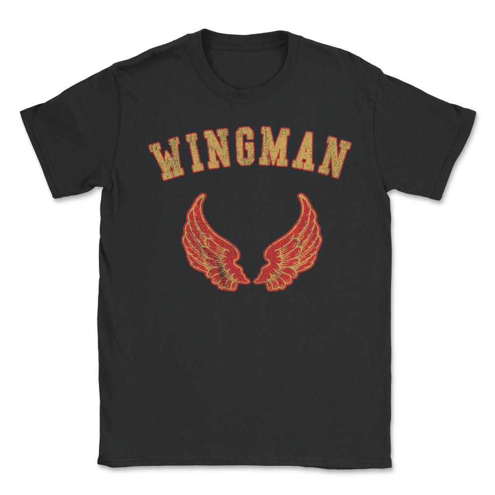 Wingman Retro - Unisex T-Shirt - Black