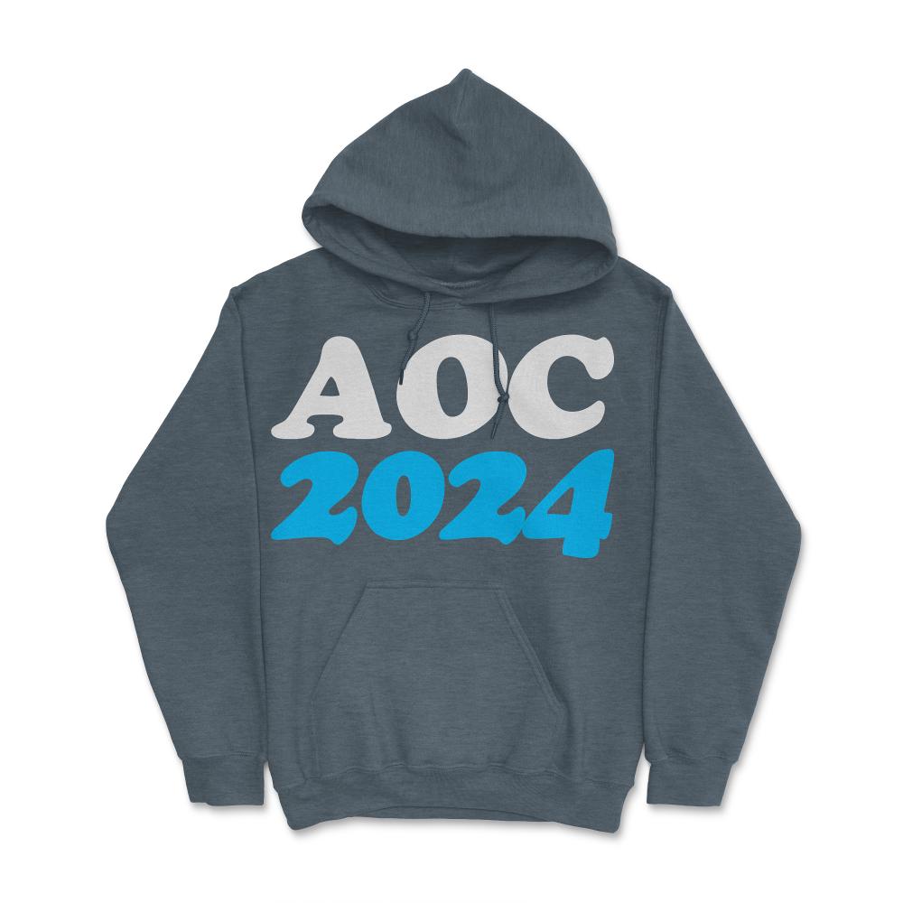 AOC Alexandria Ocasio-Cortez 2024 - Hoodie - Dark Grey Heather