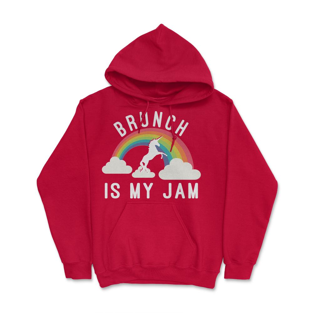 Brunch Is My Jam - Hoodie - Red