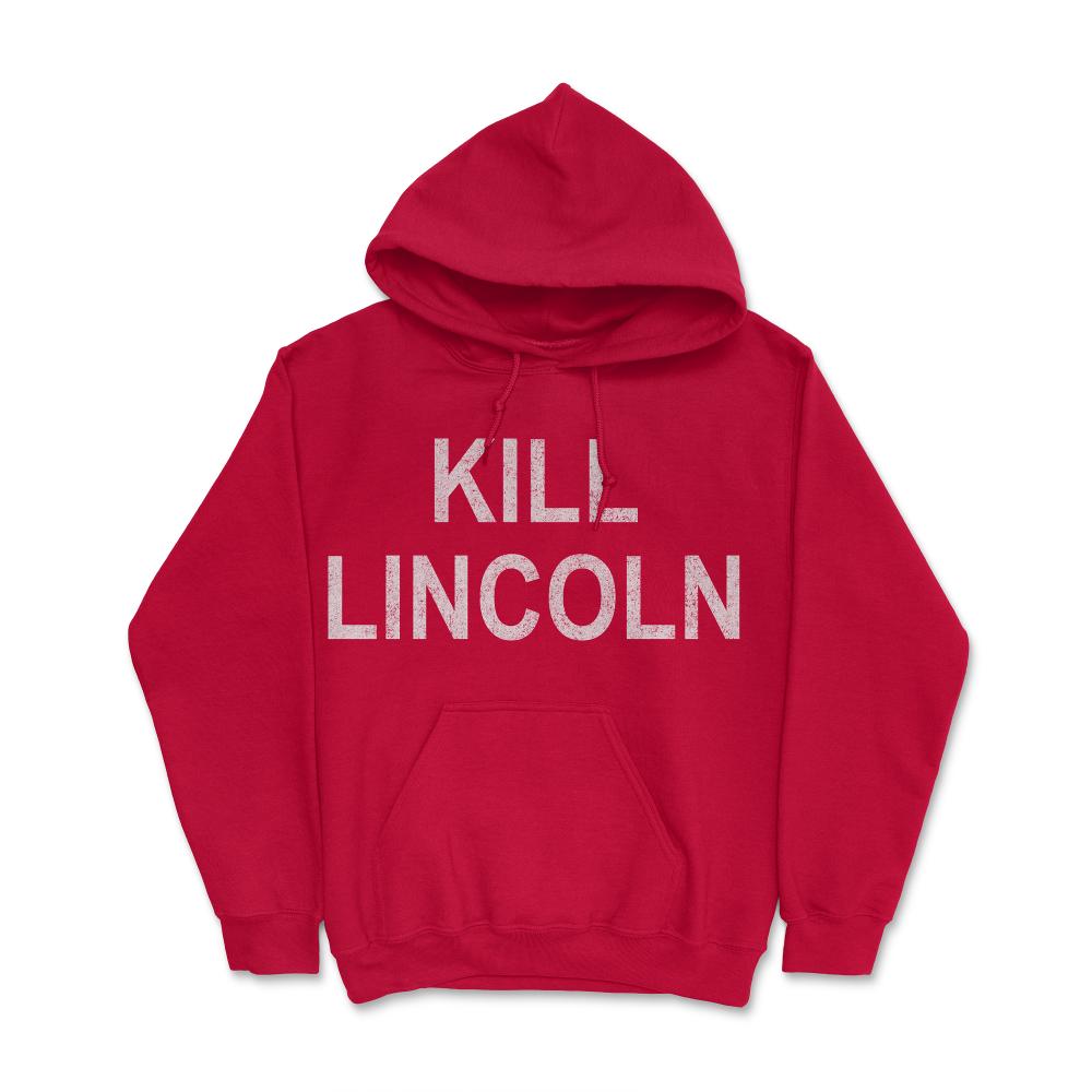 Kill Lincoln Retro - Hoodie - Red