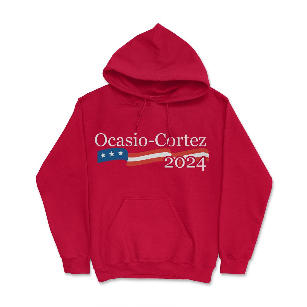 Alexandria Ocasio Cortez 2024 - Hoodie - Red
