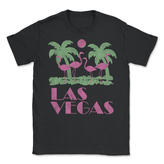 Retro Las Vegas - Unisex T-Shirt - Black