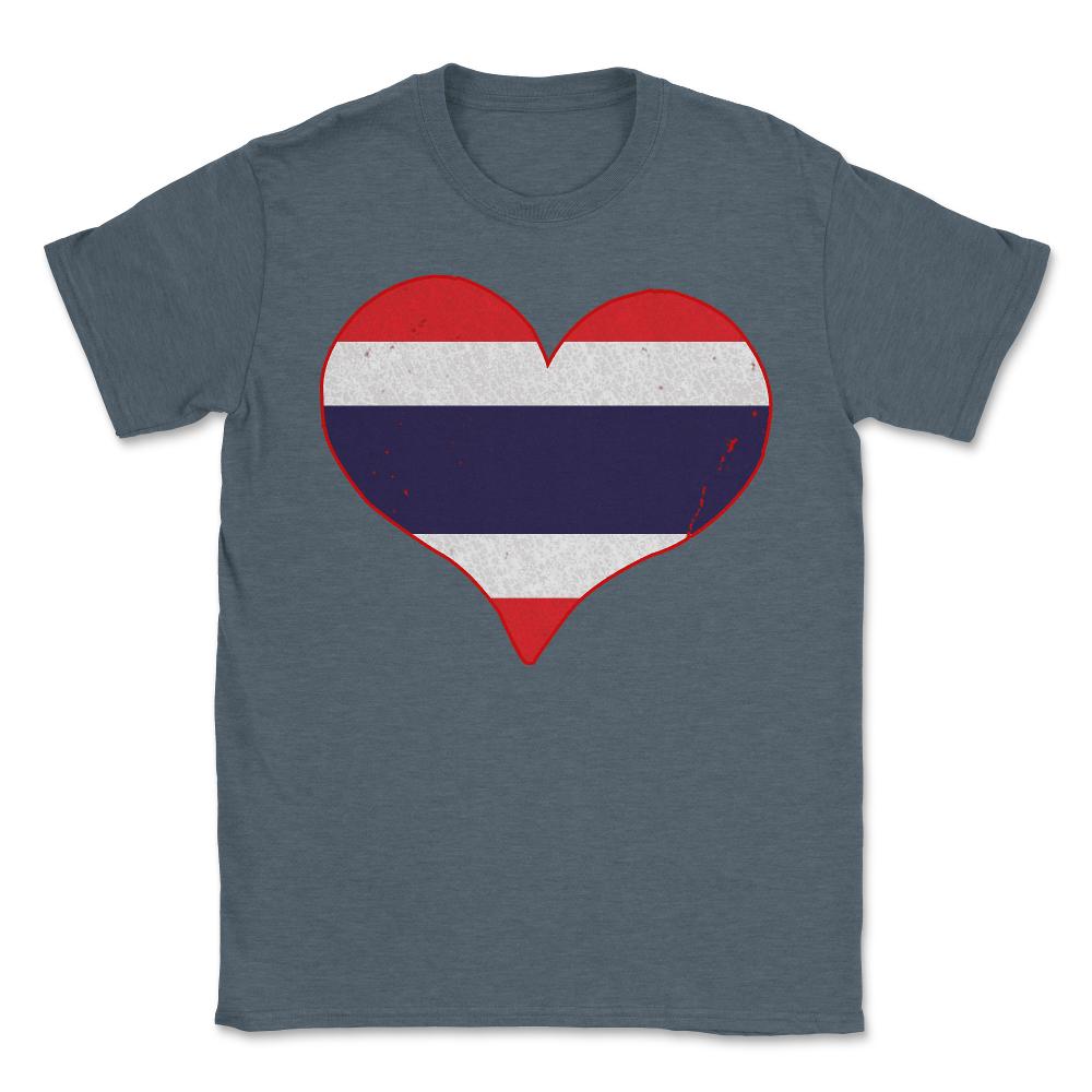 I Love Thailand - Unisex T-Shirt - Dark Grey Heather