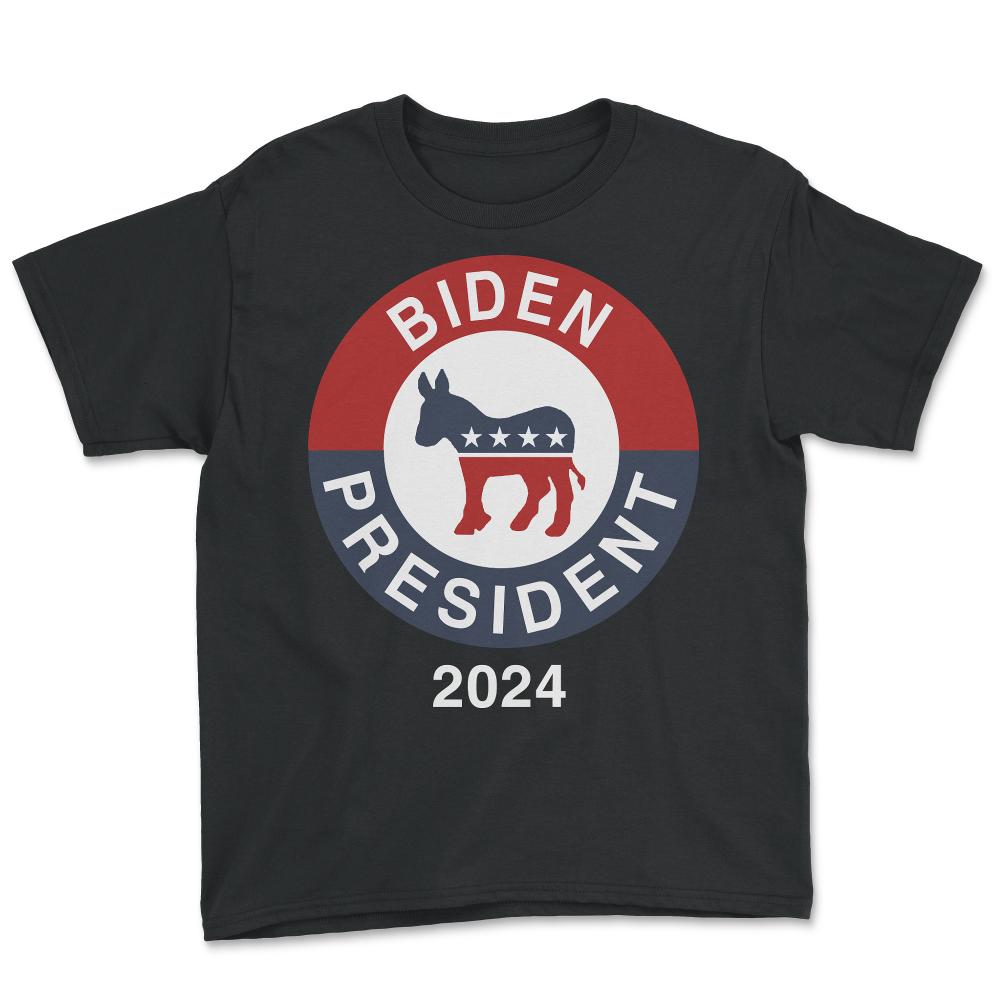 Biden For President 2024 - Youth Tee - Black