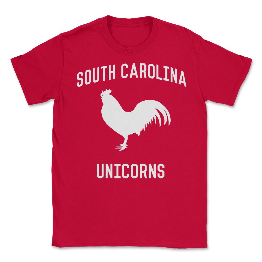 South Carolina Unicorns - Unisex T-Shirt - Red