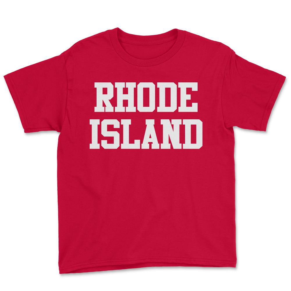 Rhode Island - Youth Tee - Red