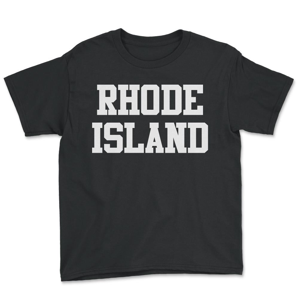 Rhode Island - Youth Tee - Black