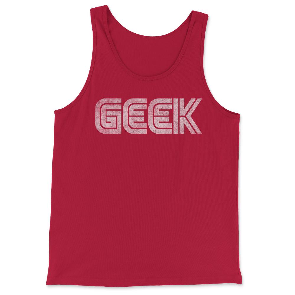 Geek Retro - Tank Top - Red