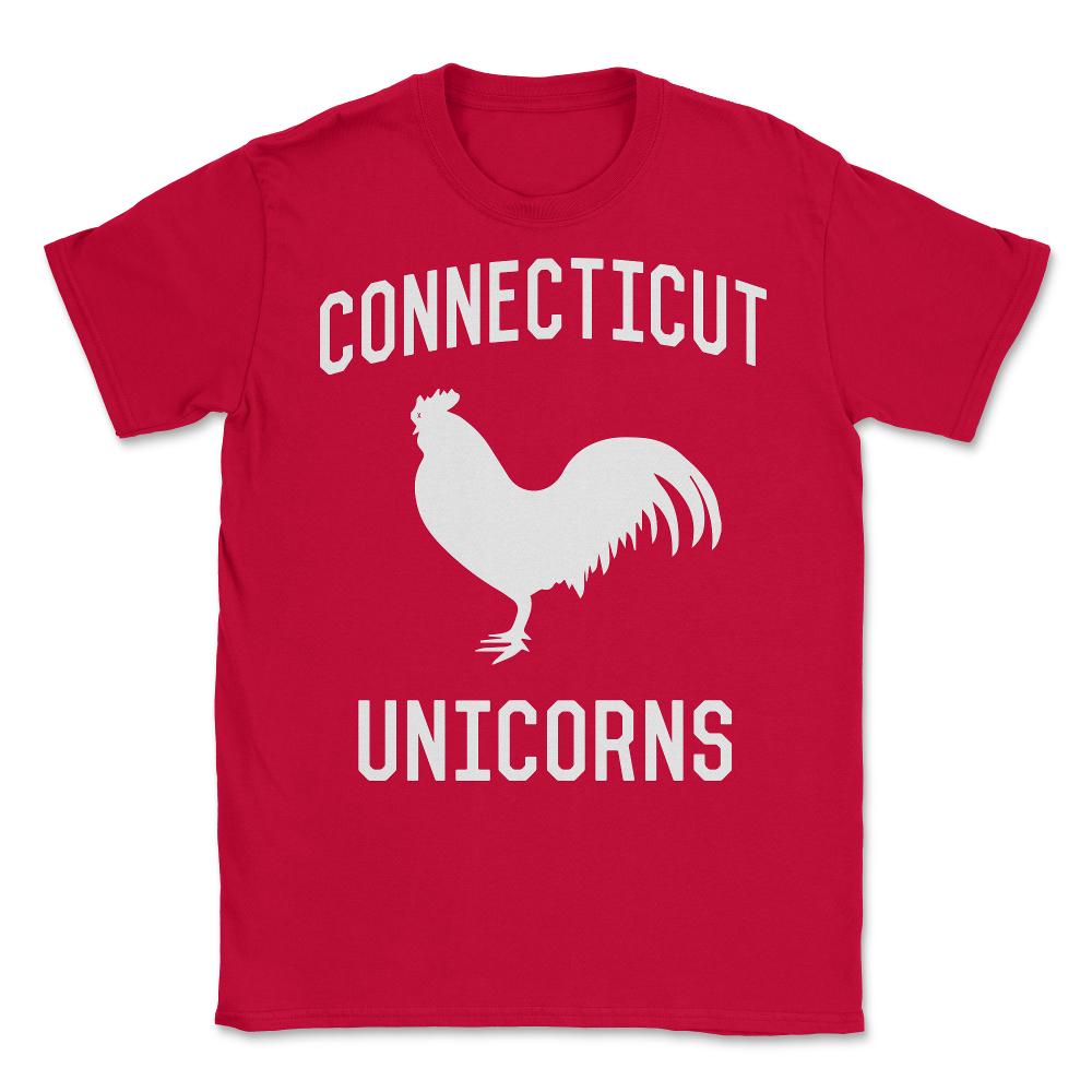 Connecticut Unicorns - Unisex T-Shirt - Red