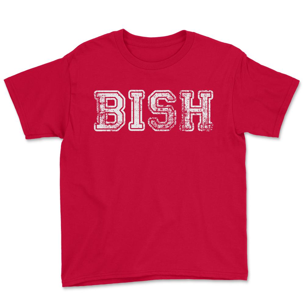 Bish - Youth Tee - Red