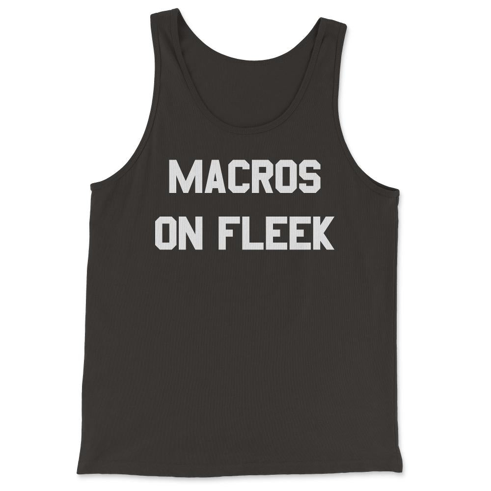 Macros On Fleek - Tank Top - Black